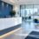 Spotless modern office reception